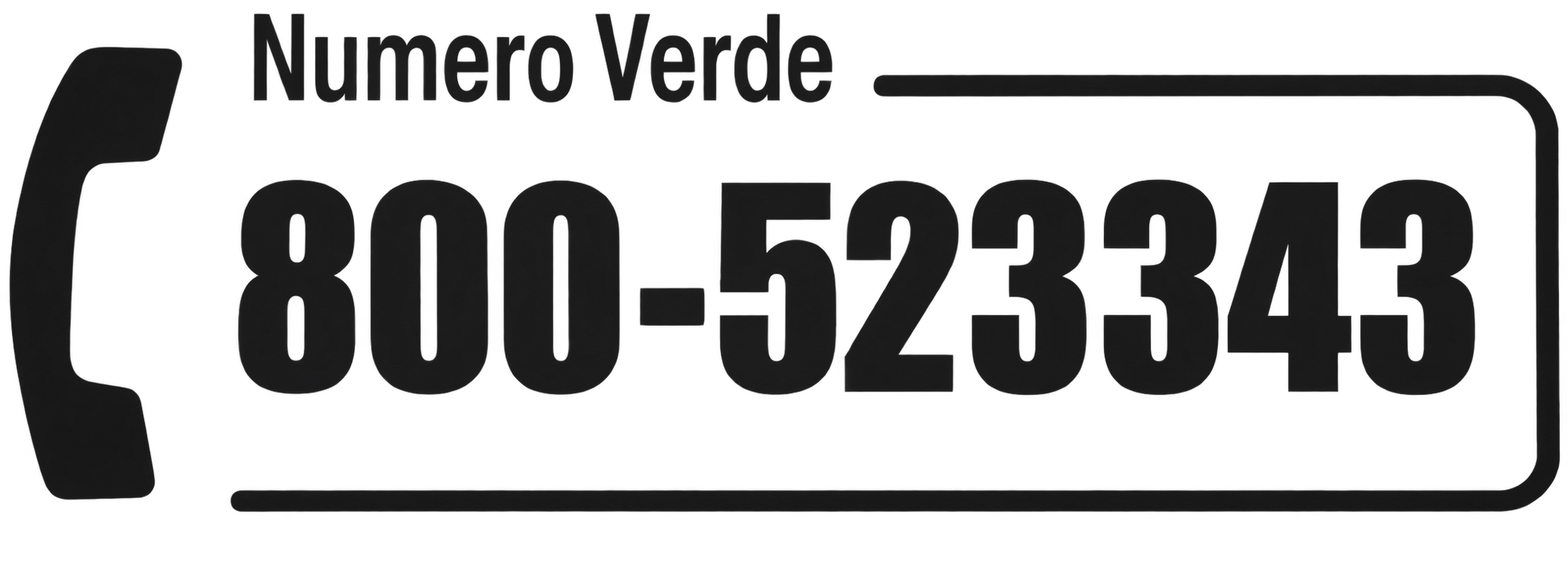 Numero Verde 800 523343